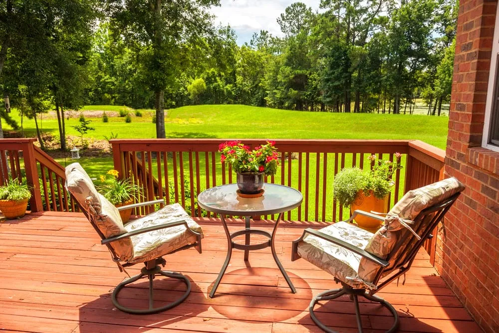 A beautiful summer-ready deck